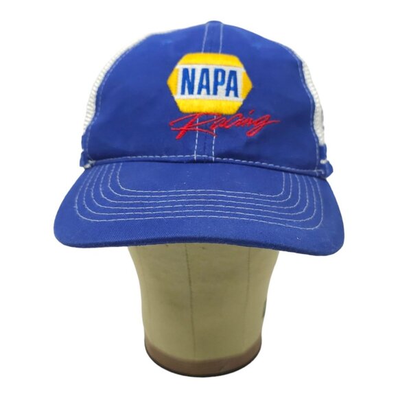 NAPA Racing NASCAR #24 Chase Elliott Hendrick Mesh Strapback Cap Double Stripe - Picture 11 of 15
